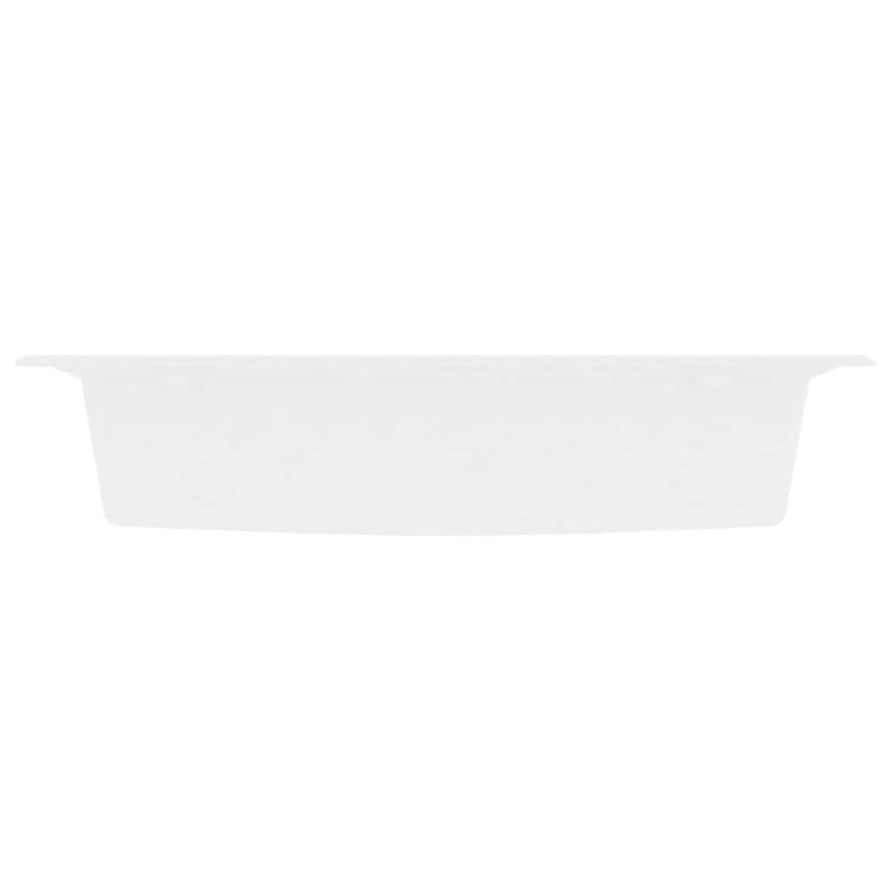 vidaXL Konyhai mosogató Fehér 79 x 50 x 31 cm Gránit