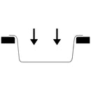 vidaXL fekete gránit konyhai mosogatótálca túlfolyóval