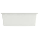 vidaXL fehér gránit konyhai mosogatótálca túlfolyóval