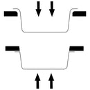 vidaXL fehér gránit konyhai mosogatótálca túlfolyóval