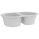 vidaXL Konyhai mosogató Fehér 78 x 47 x 20.5 cm Gránit