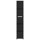 vidaXL 15 rekeszes fekete szövet polc 103 x 30 x 175,5 cm
