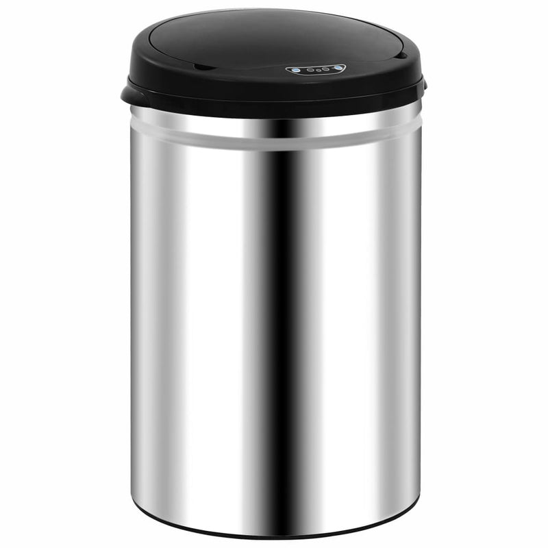 vidaXL automata érzékelős rozsdamentes acél szemeteskuka 30 L