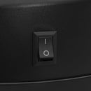 vidaXL fekete automata érzékelős szénacél szemeteskuka 30 L