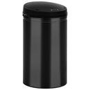 vidaXL fekete automata érzékelős szénacél szemeteskuka 40 L