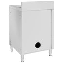 vidaXL rozsdamentes acél kereskedelmi konyhai mosogató 60 x 60 x 96 cm