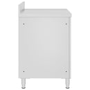 vidaXL rozsdamentes acél kereskedelmi munkapult szekrénnyel 60x60x96 cm