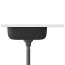 vidaXL ezüst rozsdamentes acél lefolyós konyhamosogató 600x500x155 mm