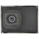 vidaXL ezüst rozsdamentes acél lefolyós konyhamosogató 800x600x155 mm