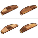 vidaXL 15 db barna öntapadó lépcsőszőnyeg 65 x 21 x 4 cm