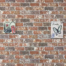 vidaXL 10 db EPS 3D fali panel sötétbarna és szürke téglamintával