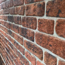 vidaXL 10 db EPS 3D fali panel sötétbarna téglamintával