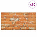 vidaXL 10 db EPS 3D fali panel világosbarna tégla dizájnnal