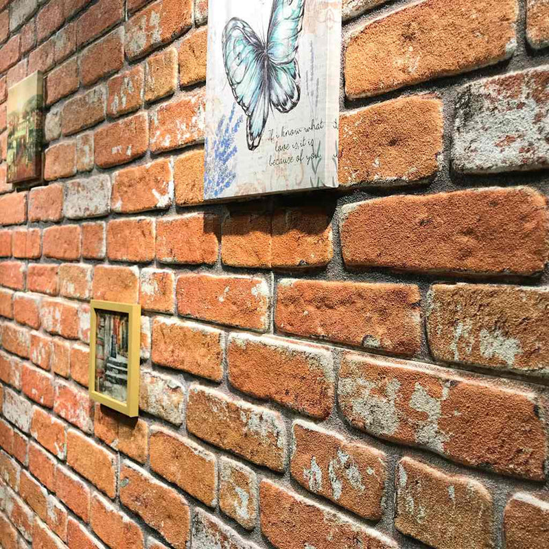 vidaXL 10 db EPS 3D fali panel világosbarna tégla dizájnnal