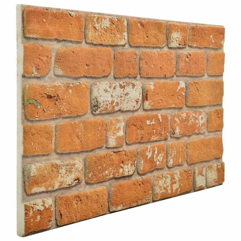 vidaXL 10 db EPS 3D fali panel világosbarna tégla dizájnnal