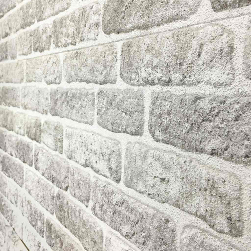 vidaXL 10 db EPS 3D fali panel világosszürke tégla dizájnnal