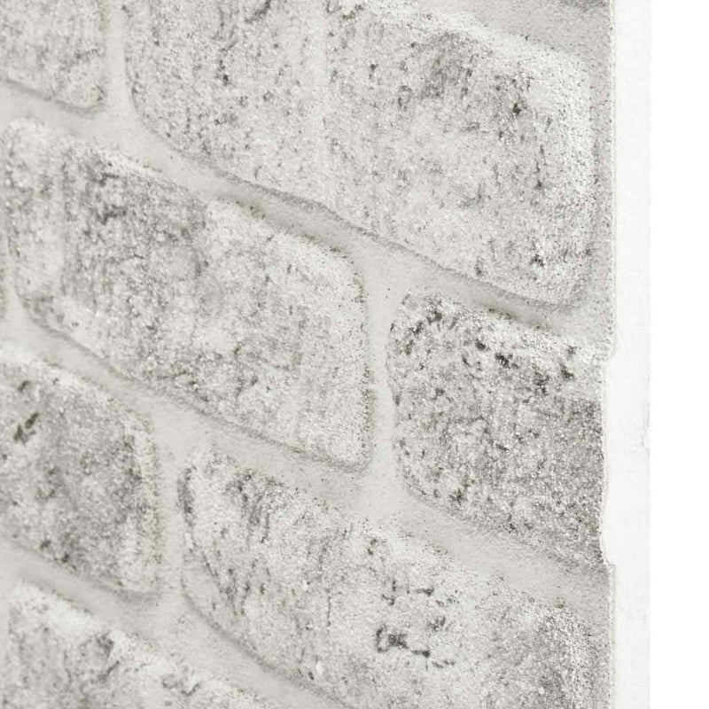 vidaXL 10 db EPS 3D fali panel világosszürke tégla dizájnnal