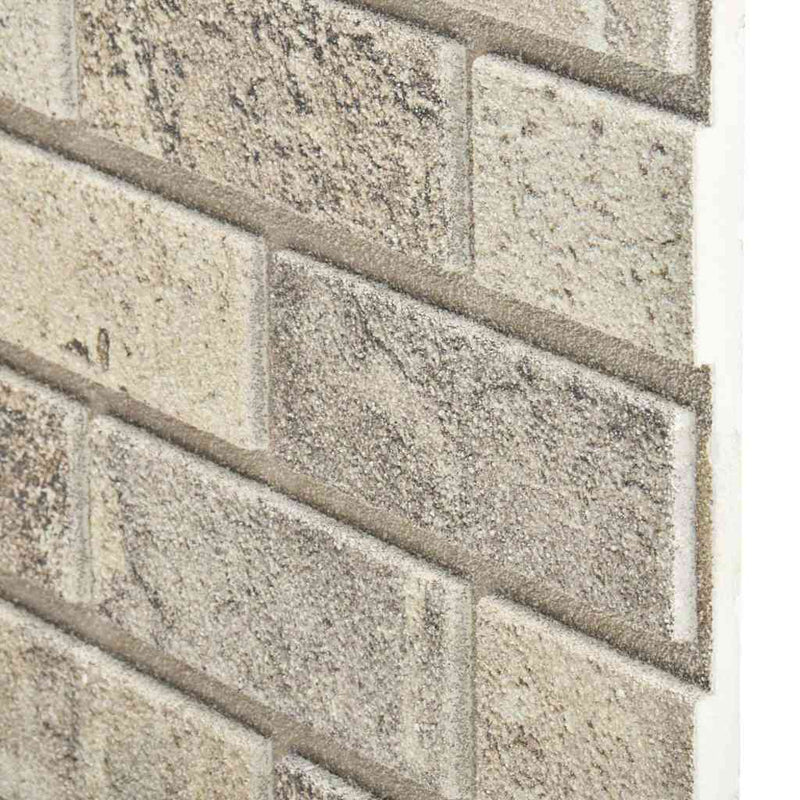 vidaXL 10 db EPS 3D fali panel homokszínű tégla dizájnnal