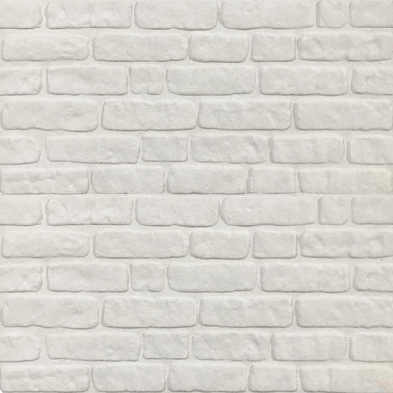vidaXL 10 db EPS 3D fali panel fehér tégla dizájnnal