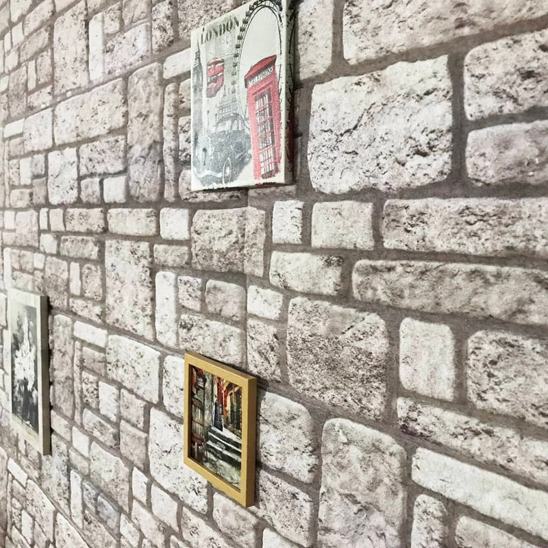 vidaXL 10 db EPS 3D fali panel szürke tégla dizájnnal