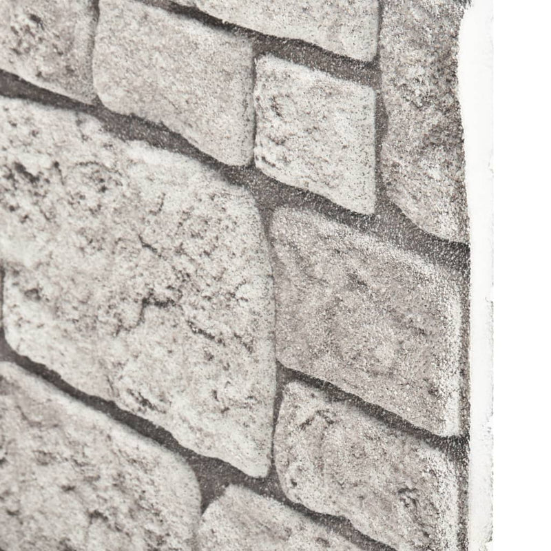 vidaXL 10 db EPS 3D fali panel szürke tégla dizájnnal