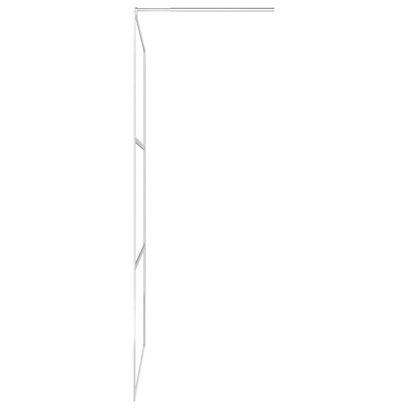 vidaXL zuhanyfal átlátszó ESG üveggel 100 x 195 cm