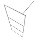 vidaXL zuhanyfal ESG tejüveggel 115 x 195 cm