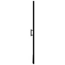 vidaXL fekete matt edzett üveg zuhanyajtó 81 x 195 cm