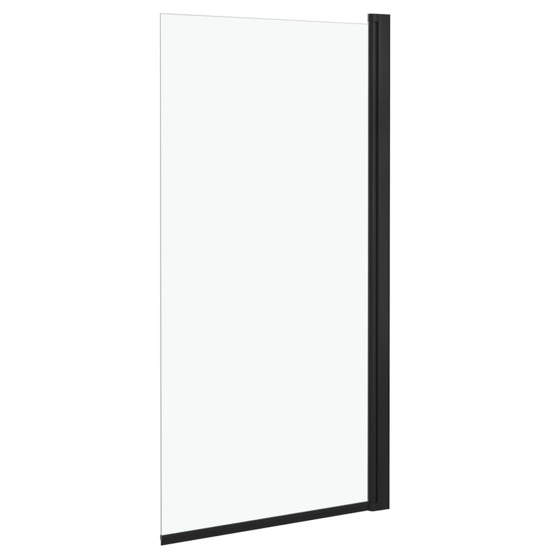 vidaXL fekete ESG zuhanykabin 68 x 130 cm