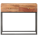 vidaXL nyers akácfa tálalóasztal 90 x 35 x 75 cm