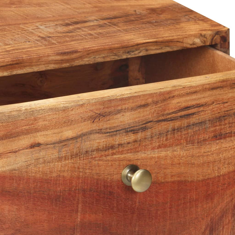 vidaXL nyers akácfa tálalóasztal 90 x 35 x 75 cm