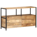 vidaXL tömör mangófa tálalószekrény 110 x 35 x 65 cm