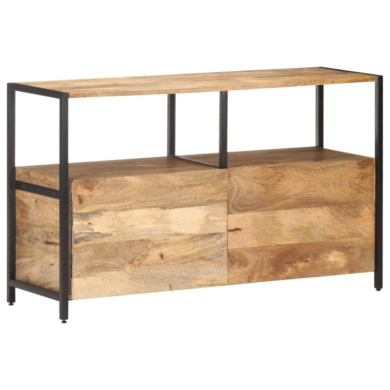 vidaXL tömör mangófa tálalószekrény 110 x 35 x 65 cm