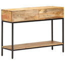 vidaXL tömör mangófa tálalóasztal 100 x 35 x 76 cm