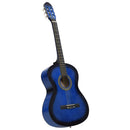 vidaXL kék 4/4-es klasszikus gitár kezdőknek tokkal 39"
