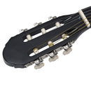 vidaXL fekete 4/4-es klasszikus gitár kezdőknek tokkal 39"