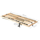 vidaXL 7 zónás 28 léces elektromos ágyrács 70 x 200 cm
