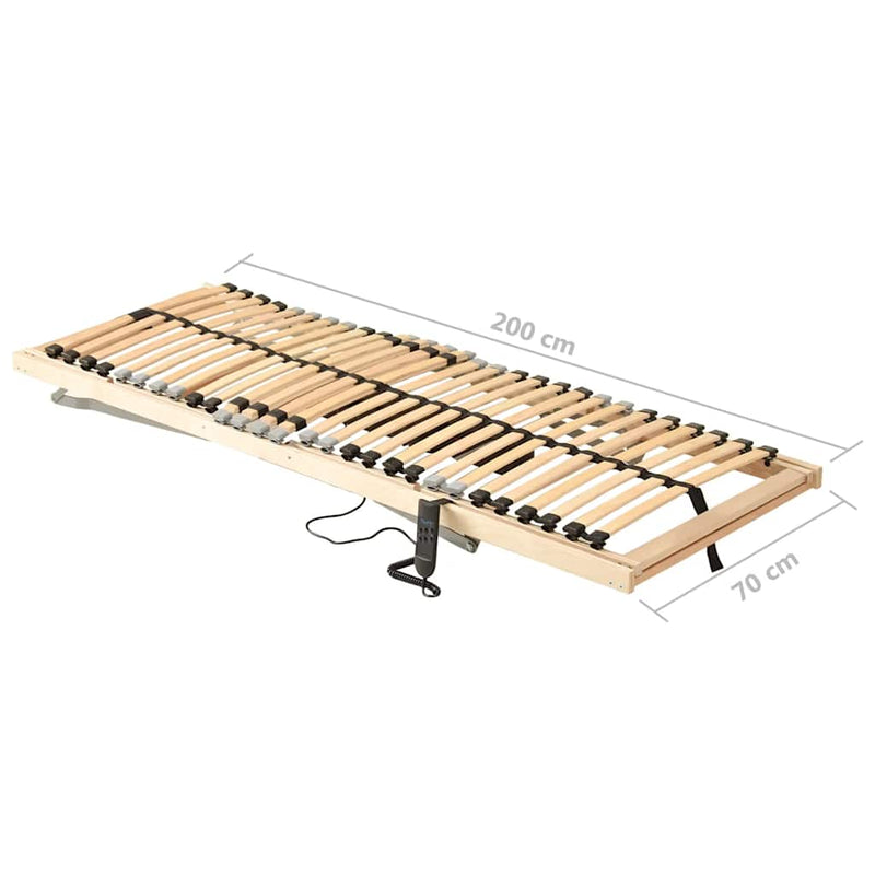 vidaXL 7 zónás 28 léces elektromos ágyrács 70 x 200 cm