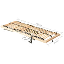 vidaXL 7 zónás 28 léces elektromos ágyrács 90 x 200 cm