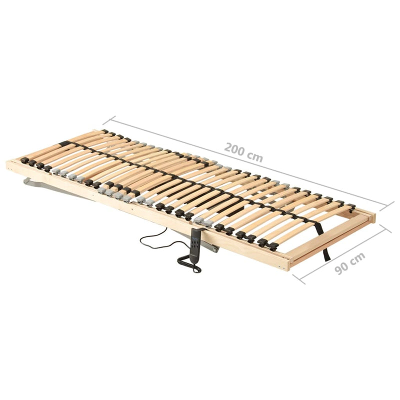 vidaXL 7 zónás 28 léces elektromos ágyrács 90 x 200 cm