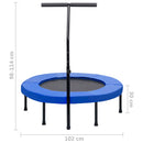 vidaXL fitnesz trambulin kapaszkodóval és biztonsági párnázással 102 cm