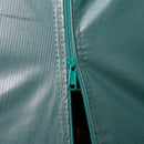 vidaXL sötétzöld elmozdítható PVC állattartó sátor 550 g/m² 3,3x3,2 m