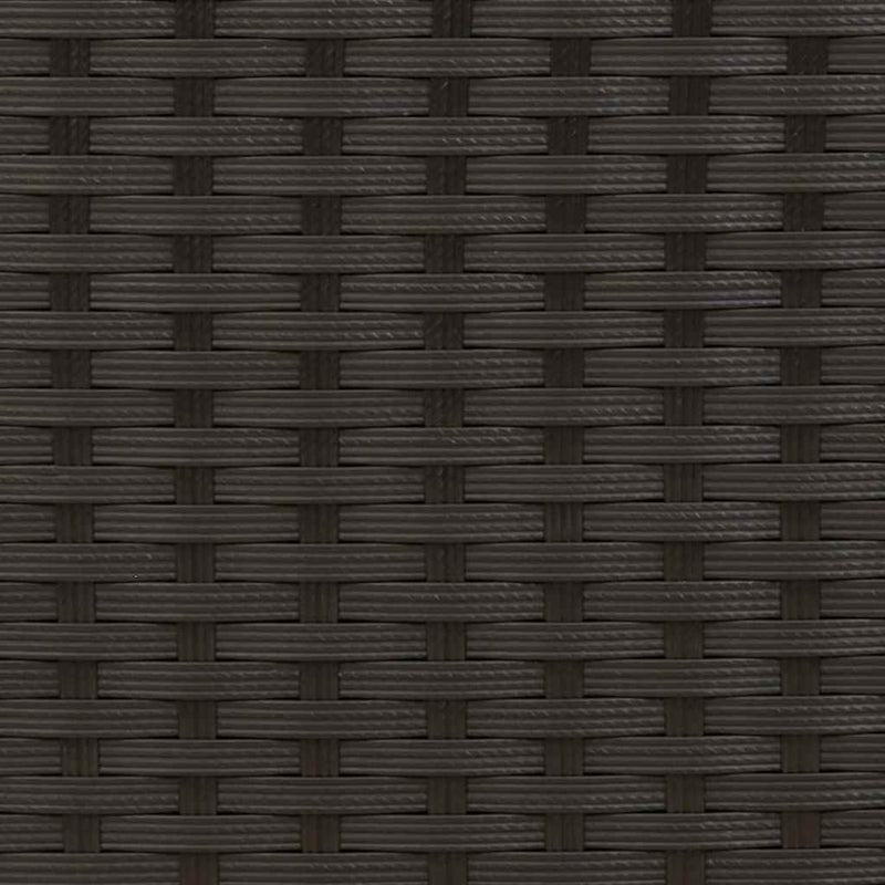 vidaXL 6 db fekete rakásolható polyrattan kültéri szék