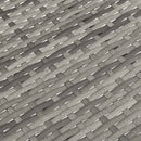 vidaXL 6 db szürke rakásolható polyrattan kültéri szék