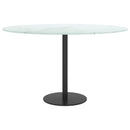 vidaXL fehér edzett üveg asztallap márványdizájnnal Ø70 x 0,8 cm