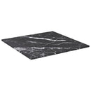 vidaXL fekete edzett üveg asztallap márványdizájnnal 30 x 30 cm 6 mm