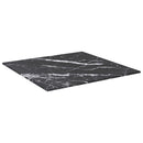 vidaXL fekete edzett üveg asztallap márványdizájnnal 40 x 40 cm 6 mm
