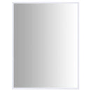 vidaXL fehér tükör 80 x 60 cm