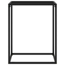 vidaXL fekete edzett üveg tálalóasztal 60 x 35 x 75 cm