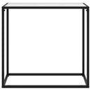 vidaXL fehér edzett üveg tálalóasztal 80 x 35 x 75 cm